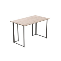 Комп'ютерний стіл Ferrum-decor Ханна 76x120x70 чорний ДСП Дуб Сан-Марино 32мм (FRD-103519)