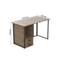 Комп'ютерний стіл Ferrum-decor Отто 76x120x60 чорний ДСП Дуб Сан-Марино 32мм (FRD-103579) - фото 3