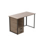 Компьютерный стол Ferrum-decor Отто 76x140x60 черный ДСП Дуб Сан-Марино 32мм (FRD-103589) - фото 1