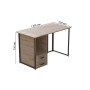 Комп'ютерний стіл Ferrum-decor Отто 76x120x70 чорний ДСП Дуб Сан-Марино 32мм (FRD-103599) - фото 3
