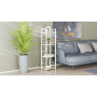 Етажерка 4/34 Ferrum-decor Серії Конект 120x34x28 білий ДСП Дуб Сонома 16мм (FRD-104280) - фото 2