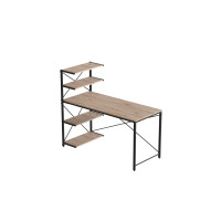 Комп'ютерний стіл Ferrum-decor Джек 75x120x60 Чорний ДСП Дуб Сан-Марино (FRD-104380)