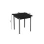 Стіл кухонний Ferrum-decor Дієго 75x90x90 Сірий ДСП Сосна Кембра 16мм (FRD-105720) - фото 3
