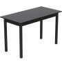 Стіл кухонний Ferrum-decor Маріо 75x120x80 Чорний ДСП Сосна Кембра 16мм (FRD-105740) - фото 1