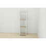Етажерка 4/34 Ferrum-decor Серії Конект 120x34x28 білий ДСП Дуб Сонома 16мм (FRD-104280) - фото 11