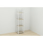 Етажерка 4/34 Ferrum-decor Серії Конект 120x34x28 білий ДСП Дуб Сонома 16мм (FRD-104280) - фото 6