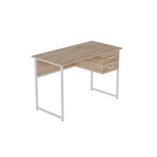 Комп'ютерний стіл Ferrum-decor Дакота 75x120x60 білий ДСП Дуб Сан-Марино 32мм (FRD-102096)