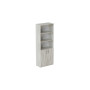 Шкаф Анжело Ferrum-decor на 5 полок с 2 дверями 1900x700x380 ДСП Бетон 16 мм (FRD-105036) - фото 2