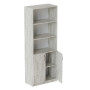Шкаф Анжело Ferrum-decor на 5 полок с 2 дверями 1900x700x380 ДСП Бетон 16 мм (FRD-105036) - фото 1
