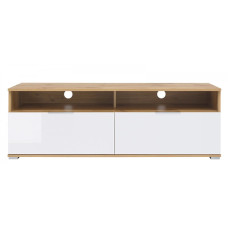 Тумба под телевизор ВМК (БРВ) Злата RTV2S Дуб тахо/Белый матовый (GRB-1959)