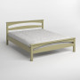 Двуспальная деревянная кровать Mebigrand Чикаго Сити Оливковый (RAL1020) 160х200 см (MBG-9883) - фото 2