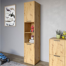 Пенал закритий LION Краш з 2 дверцятами Дуб артизан (LION-044039)