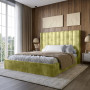 Двуспальная кровать с подъемным механизмом LION Нино 160x200 см SILK 202 Авокадо (LION-045057) - фото 1