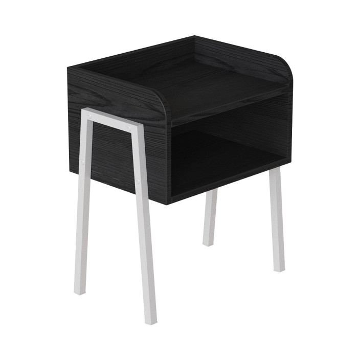 Тумба модульна Ferrum-decor Джузі 540x450x320 метал Білий ДСП Сосна Кембра 16 мм (FRD-102977)