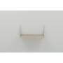 Полка настенная Ferrum-decor Ханди 2 240x700x240 металл Белый ДСП Сонома 16 мм (FRD-102647) - фото 3