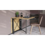 Стіл-книга трансформер Оріон 2 Ferrum-decor 750x1520x730 Чорний метал ДСП Дуб Артизан 16 мм (FRD-104588) - фото 7