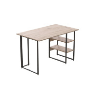 Комп'ютерний стіл Ferrum-decor Кевін 75x140x70 чорний ДСП Дуб Сан-Марино 16мм (FRD-103840)