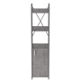 Этажерка 3/34 Ferrum-decor Серии Конект с тумбой 144x34x28 Серый ДСП Бетон (FRD-104441) - фото 1