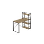 Письменный стол Ferrum-decor Серии Конект c этажеркой 75x120x60 черный ДСП Дуб Артизан 16мм (FRD-104221) - фото 5