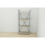 Этажерка 4/60 Ferrum-decor Серии Конект 120x60x28 серый ДСП Дуб Сонома 16мм (FRD-104251) - фото 4