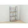 Этажерка 4/60 Ferrum-decor Серии Конект 120x60x28 серый ДСП Дуб Сонома 16мм (FRD-104251) - фото 3