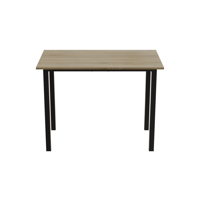 Стіл універсальний Knap Ferrum-decor 750x1000x600 Чорний метал ДСП Дуб Сонома 16 мм (FRD-106341)