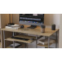 Письмовий стіл Ferrum-decor Гаррі 75x140x60 білий ДСП Дуб Сонома 16мм (FRD-104061) - фото 3