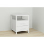 Тумба универсальная Ferrum-decor Вивьен 2/2 50x41x40 белый ДСП Белое 16мм (FRD-104161) - фото 2