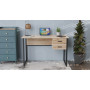 Компьютерный стол Ferrum-decor Дакота 75x120x70 черный ДСП Дуб Сан-Марино 16мм (FRD-101947) - фото 5