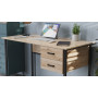 Компьютерный стол Ferrum-decor Дакота 75x120x70 черный ДСП Дуб Сан-Марино 16мм (FRD-101947) - фото 7