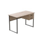 Компьютерный стол Ferrum-decor Дакота 75x120x70 черный ДСП Дуб Сан-Марино 16мм (FRD-101947) - фото 4