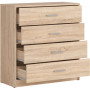 Комод в спальню Гербор Непо KOM4S Дуб сонома (GRB-1143) - фото 3