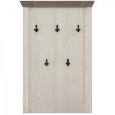 Вешалка настенная Гербор Марсель Ясен снежный/Дуб сонома трюфель (GRB-1082)