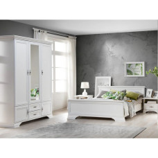 Комплект модульный в спальню ВМК (БРВ) Кентукки Белый альпийский (BRW-1746)