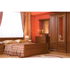Комплект модульний в спальню Гербор Соната N100008 Каштан (GRB-1207)