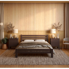 Односпальная кровать Mebigrand Премьера Венге 70х190 см (MBG-2047)
