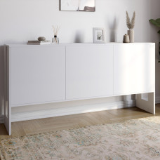 Комод-2 з 3 дверима LION Нобу 160х34х80 см Німфея Альба (білий) (LION-042376)