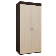 Шкаф распашной 2Д Сокме Марк 206х90х54 Дуб родос/Венге магия (SKM-081290)