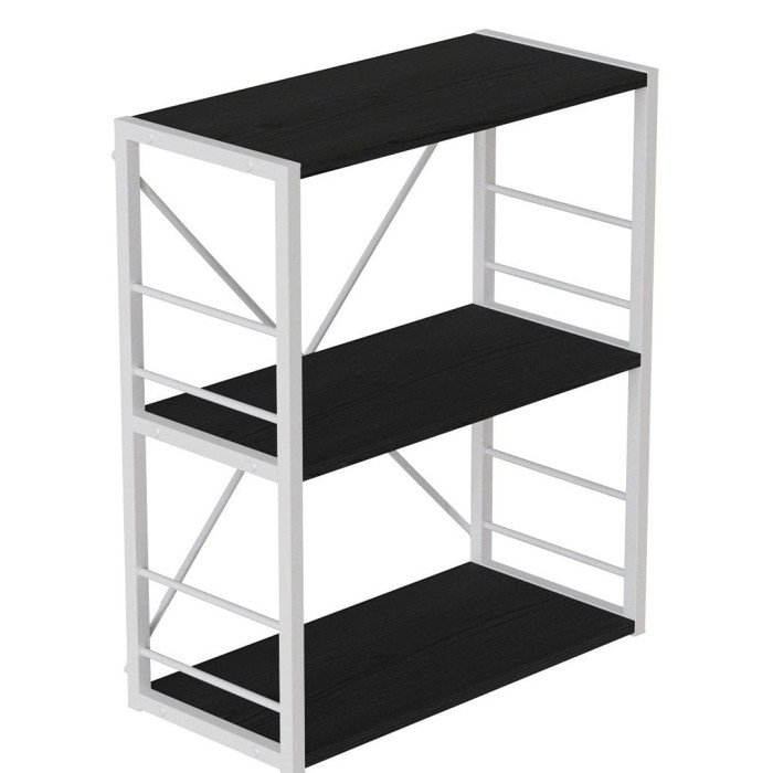 Етажерка 3/60 Ferrum-decor Серії Конект 73x60x28 білий ДСП Сосна Кембра 16мм (FRD-104265)