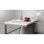 Столик приставний Террі Ferrum-decor 650x440x330 Чорний метал ДСП Біле 16 мм (FRD-104648) - фото 4