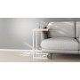 Столик приставний Террі Ferrum-decor 650x440x330 Білий метал ДСП Дуб Сонома 16 мм (FRD-104658) - фото 2