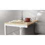 Столик приставний Террі Ferrum-decor 650x440x330 Білий метал ДСП Дуб Сонома 16 мм (FRD-104658) - фото 4