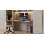Стіл письмовий Line Тайм Ferrum-decor 750x1200x500 Чорний метал ДСП Дуб Сан-Марино 16 мм (FRD-104879) - фото 7