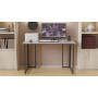 Письмовий стіл Ferrum-decor Ханна 75x140x60 чорний ДСП Біле 16мм (FRD-103491) - фото 4