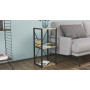 Етажерка 3/34 Ferrum-decor Серії Конект 73x34x28 чорний ДСП Дуб Сонома 16мм (FRD-104292) - фото 3