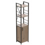 Етажерка 3/34 Ferrum-decor Серії Конект з тумбою 144x34x28 Чорний ДСП Сан-Марино (FRD-104422) - фото 1