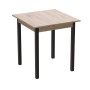 Стіл кухонний Ferrum-decor Дієго 75x70x70 Чорний ДСП Сан-Марино 16мм (FRD-105652) - фото 1