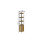 Этажерка 4/34 Ferrum-decor Серии Конект с тумбой 179x34x28 Серый ДСП Артизан (FRD-104482) - фото 2