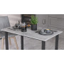 Стіл універсальний Knap Ferrum-decor 750x1200x600 Чорний метал ДСП Бетон 16 мм (FRD-106352) - фото 3