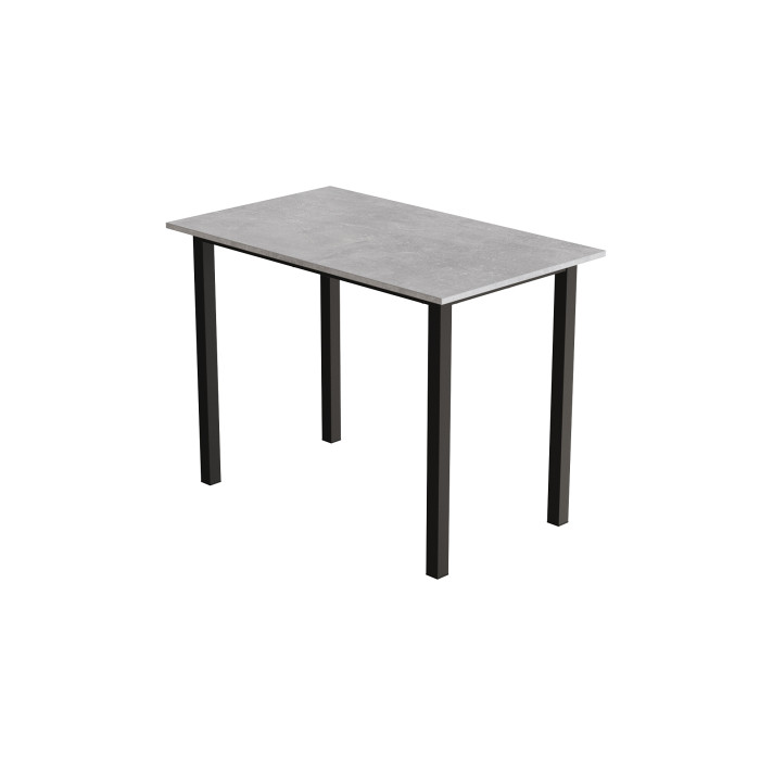 Стіл універсальний Knap Ferrum-decor 750x1200x600 Чорний метал ДСП Бетон 16 мм (FRD-106352)